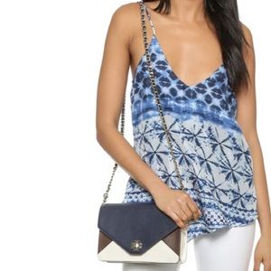 Tory Burch Kira Colorblock Crossbody Clutch